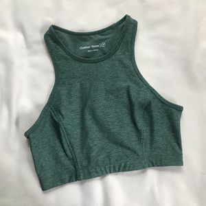 Outdoor Voices Green Sports Bra